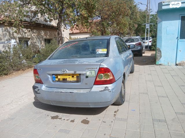 מודעת רכב טויוטה קורולה