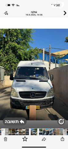 מודעת רכב מרצדס-בנץ ספרינטר