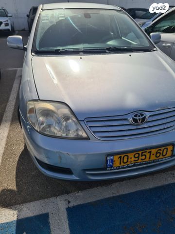 מודעת רכב טויוטה קורולה
