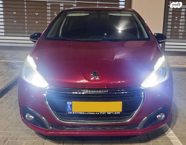 מודעת רכב פיג'ו 208