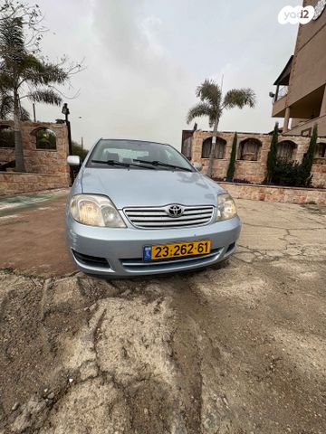 מודעת רכב טויוטה קורולה