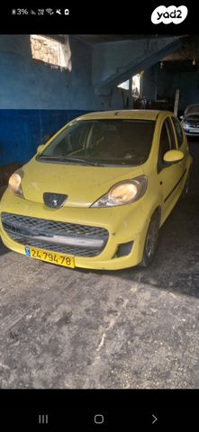 מודעת רכב פיג'ו 107