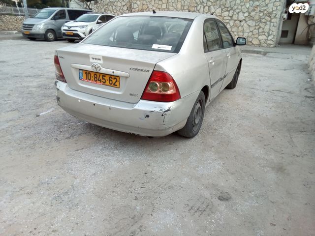 מודעת רכב טויוטה קורולה