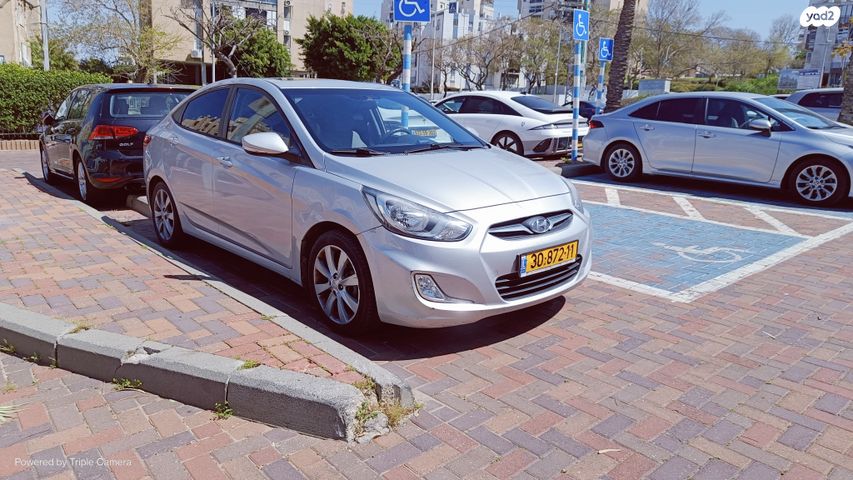 מודעת רכב יונדאי אקסנט i25