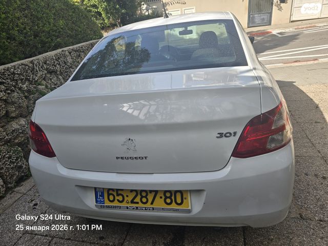 מודעת רכב פיג'ו 301