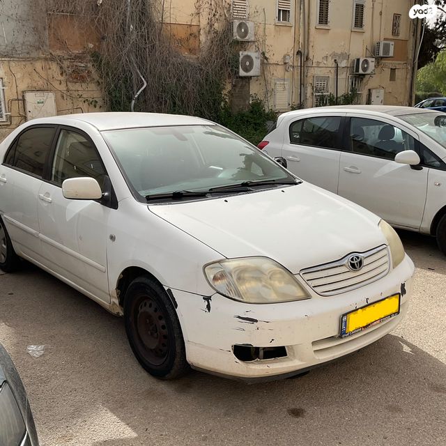 מודעת רכב טויוטה קורולה
