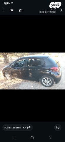 מודעת רכב פיג'ו 208