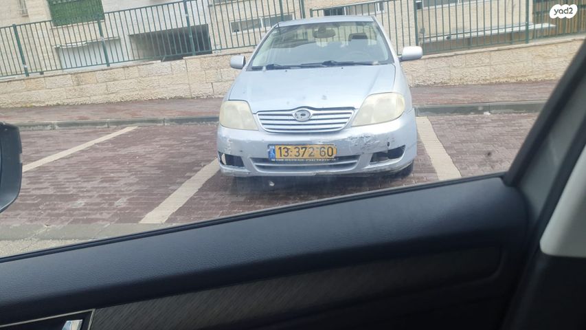 מודעת רכב טויוטה קורולה