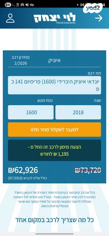 מודעת רכב יונדאי איוניק