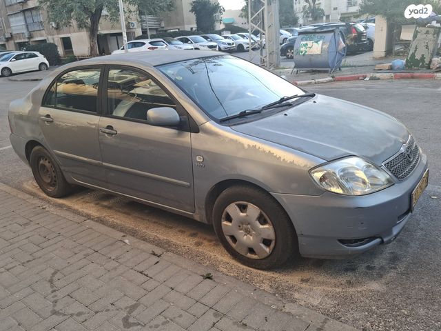 מודעת רכב טויוטה קורולה