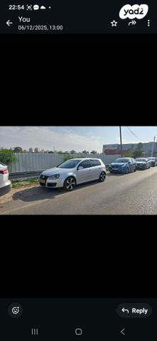 מודעת רכב פולקסווגן גולף