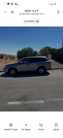 מודעת רכב מיצובישי אאוטלנדר