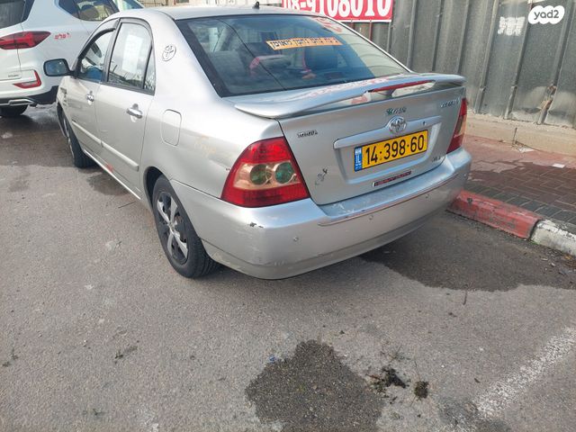 מודעת רכב טויוטה קורולה