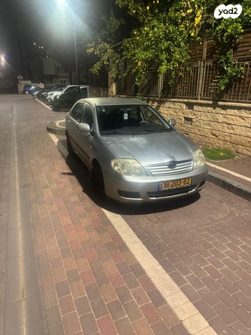 מודעת רכב טויוטה קורולה