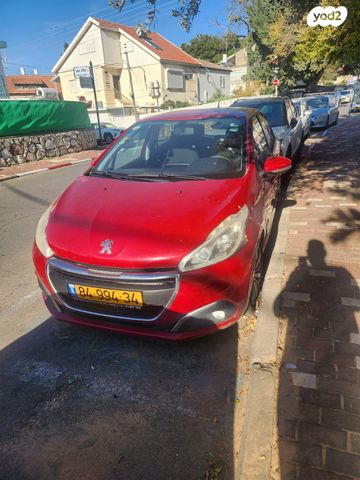 מודעת רכב פיג'ו 208