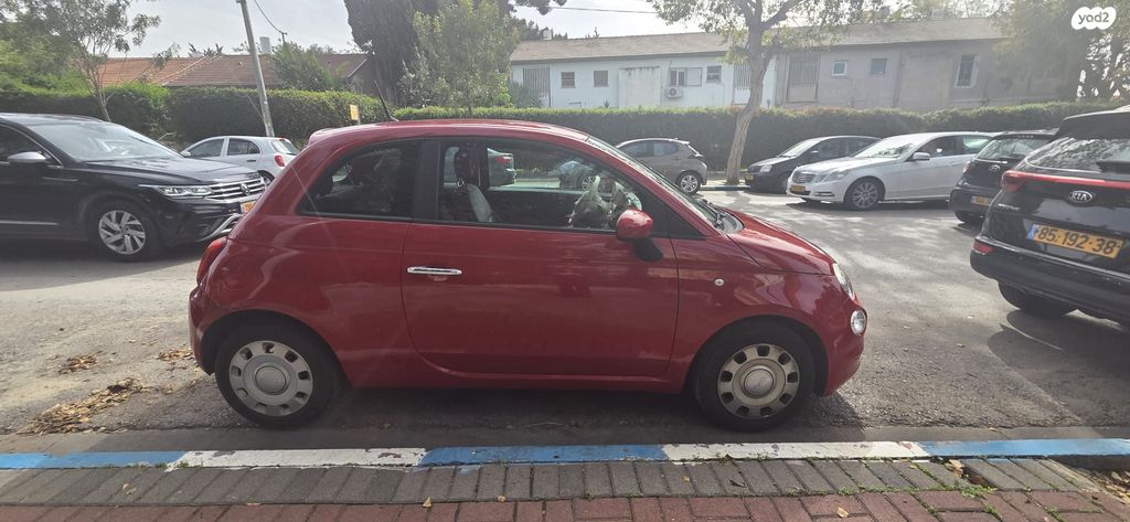 מודעת רכב פיאט 500