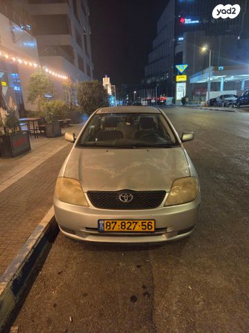 מודעת רכב טויוטה קורולה