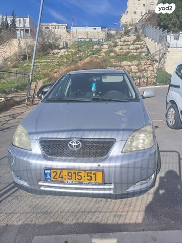 מודעת רכב טויוטה קורולה