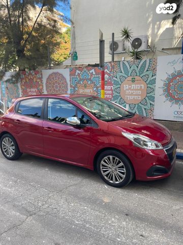 מודעת רכב פיג'ו 208