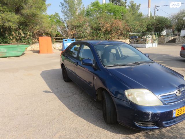 מודעת רכב טויוטה קורולה