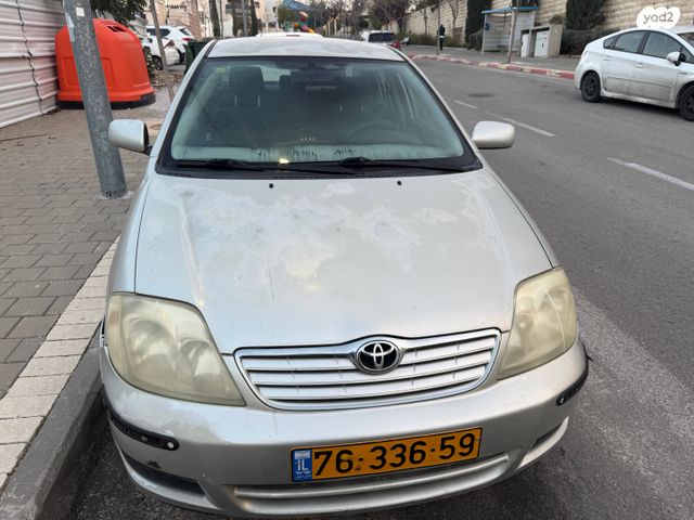 מודעת רכב טויוטה קורולה