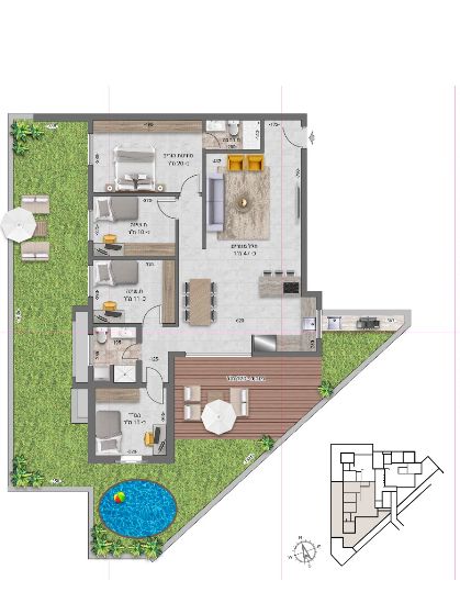 דירת גן, שמבור, חיפה