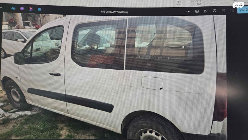 מודעת רכב סיטרואן ברלינגו 