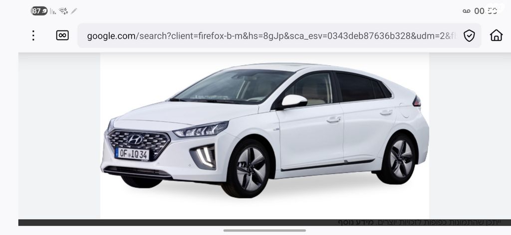 מודעת רכב יונדאי איוניק