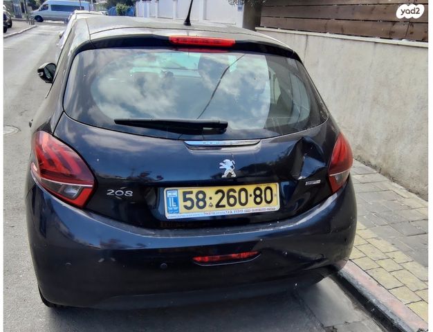 מודעת רכב פיג'ו 208