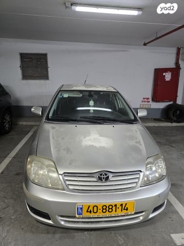 מודעת רכב טויוטה קורולה