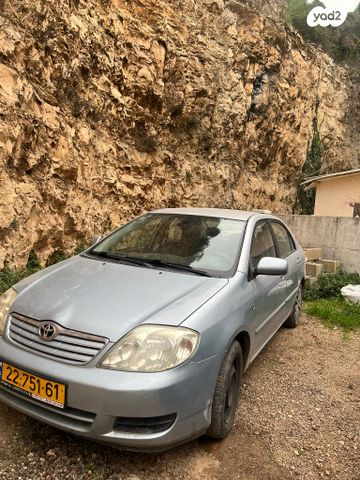 מודעת רכב טויוטה קורולה