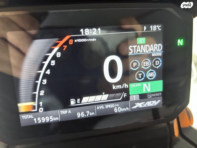 מודעת רכב הונדה X-ADV750