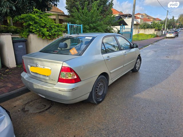 מודעת רכב טויוטה קורולה