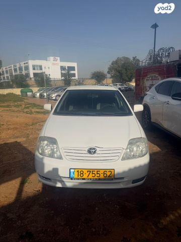 מודעת רכב טויוטה קורולה