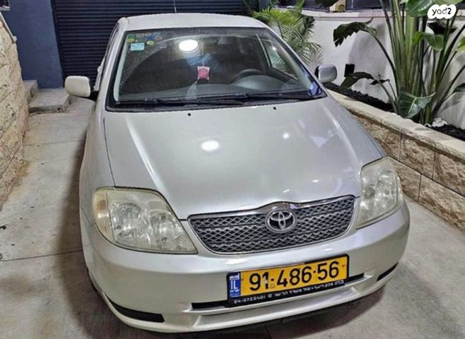 מודעת רכב טויוטה קורולה