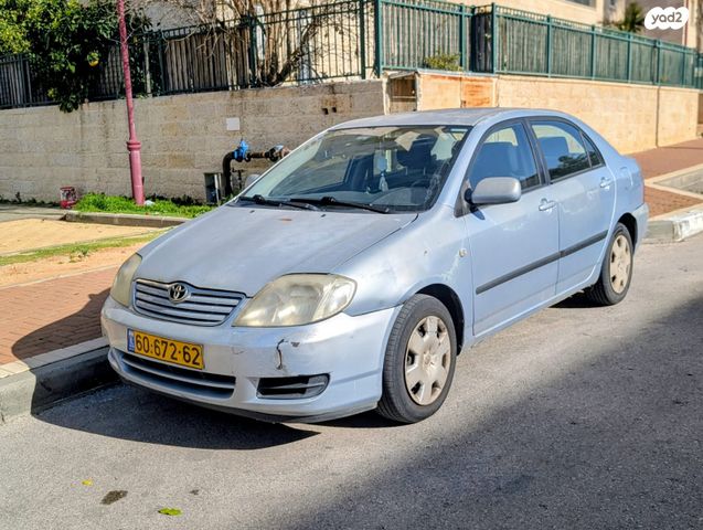 מודעת רכב טויוטה קורולה