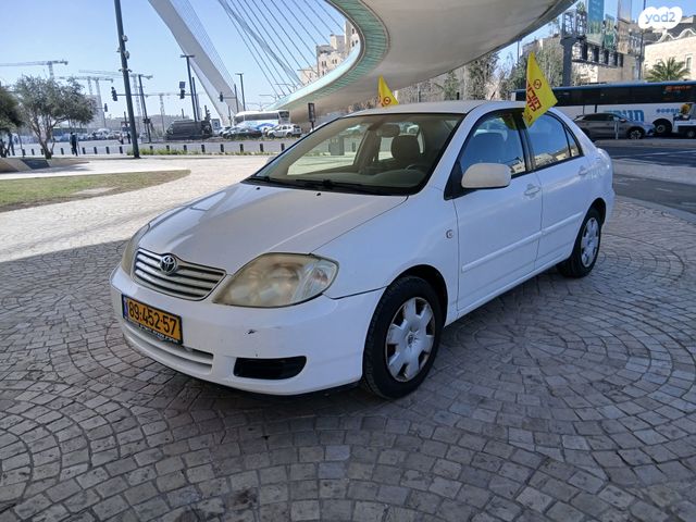 מודעת רכב טויוטה קורולה