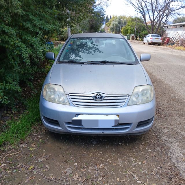 מודעת רכב טויוטה קורולה