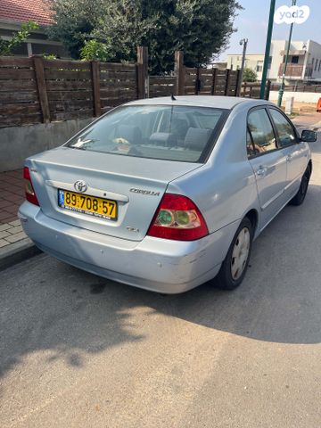 מודעת רכב טויוטה קורולה