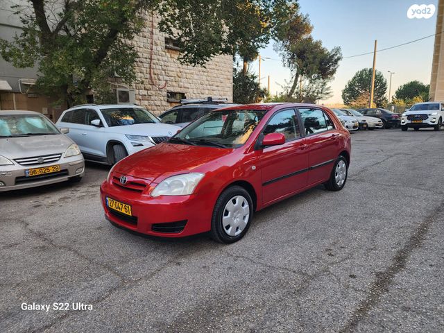 מודעת רכב טויוטה קורולה