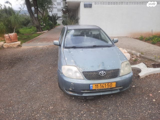 מודעת רכב טויוטה קורולה