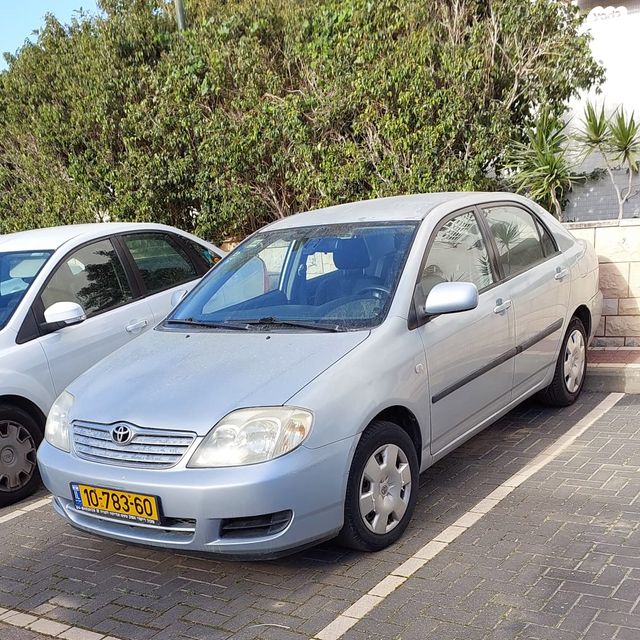 מודעת רכב טויוטה קורולה