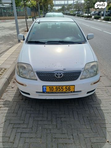 מודעת רכב טויוטה קורולה