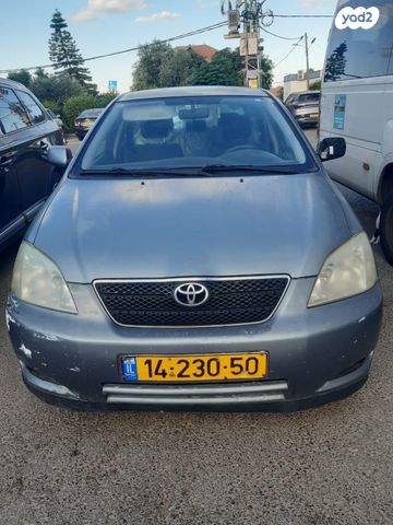 מודעת רכב טויוטה קורולה