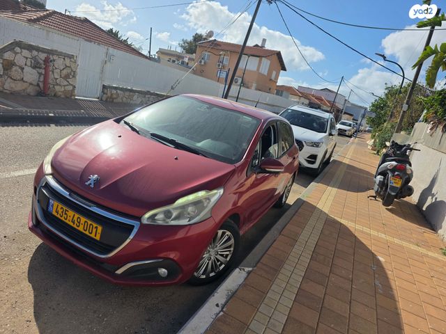 מודעת רכב פיג'ו 208