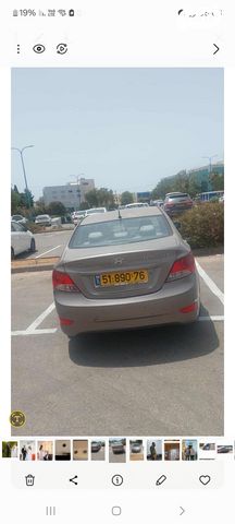 מודעת רכב יונדאי אקסנט i25