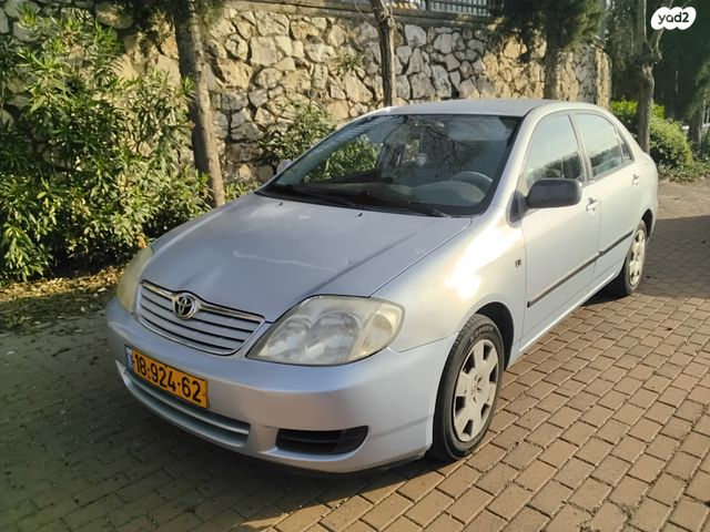 מודעת רכב טויוטה קורולה