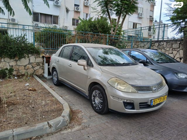 מודעת רכב ניסאן טידה