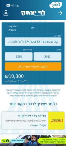 מודעת רכב קיה ריו