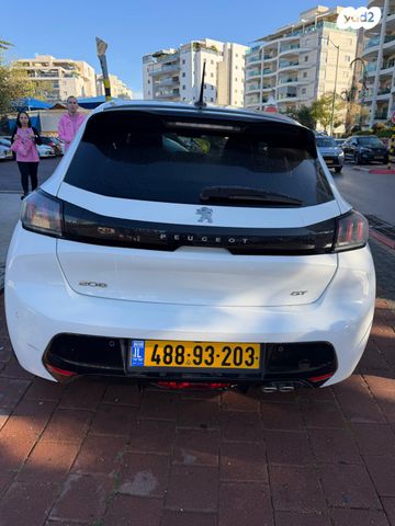 מודעת רכב פיג'ו 208